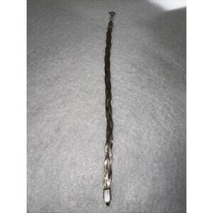 925 Sterling Silver Braided Chain 7 Inches 3.6 Grams